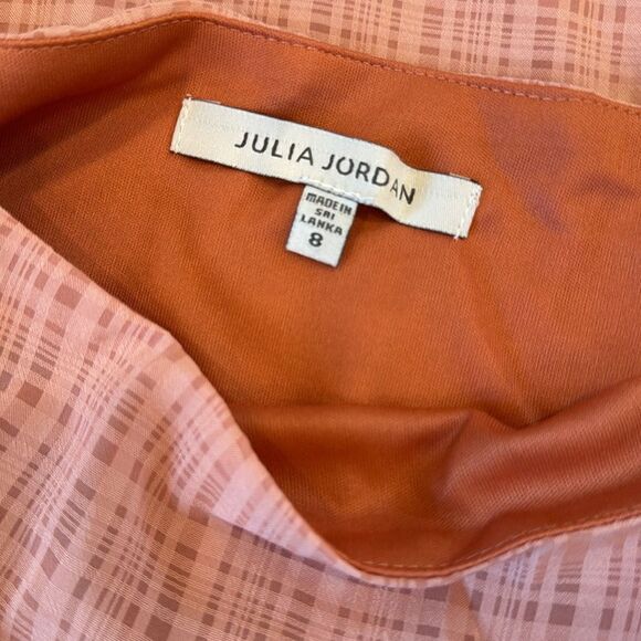 Julia Jordan Balloon Sleeve Patterned Shirt Dress - Picture 4 of 6